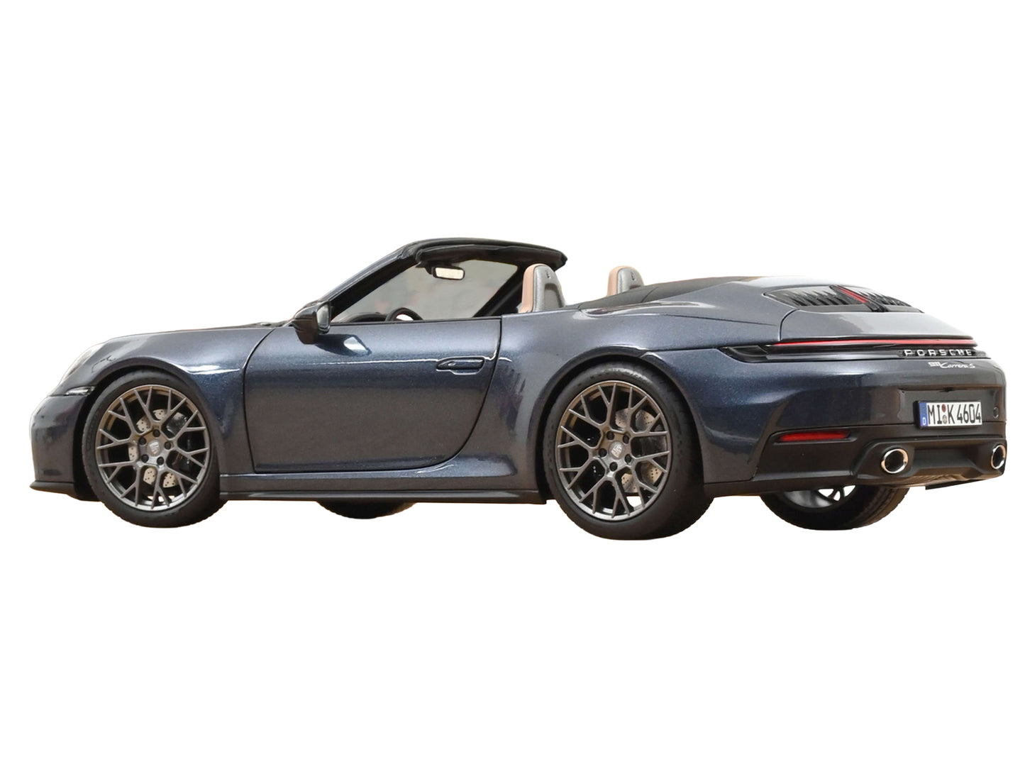 2024 Porsche 911 Carrera S Cabriolet Yachting Blue Metallic 1/18 Diecast Model Car by Norev
