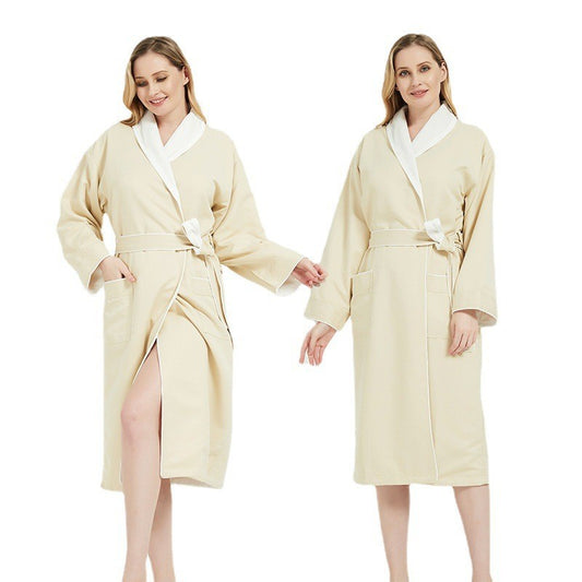 Double-layer Thickened Winter Hotel Bathrobe