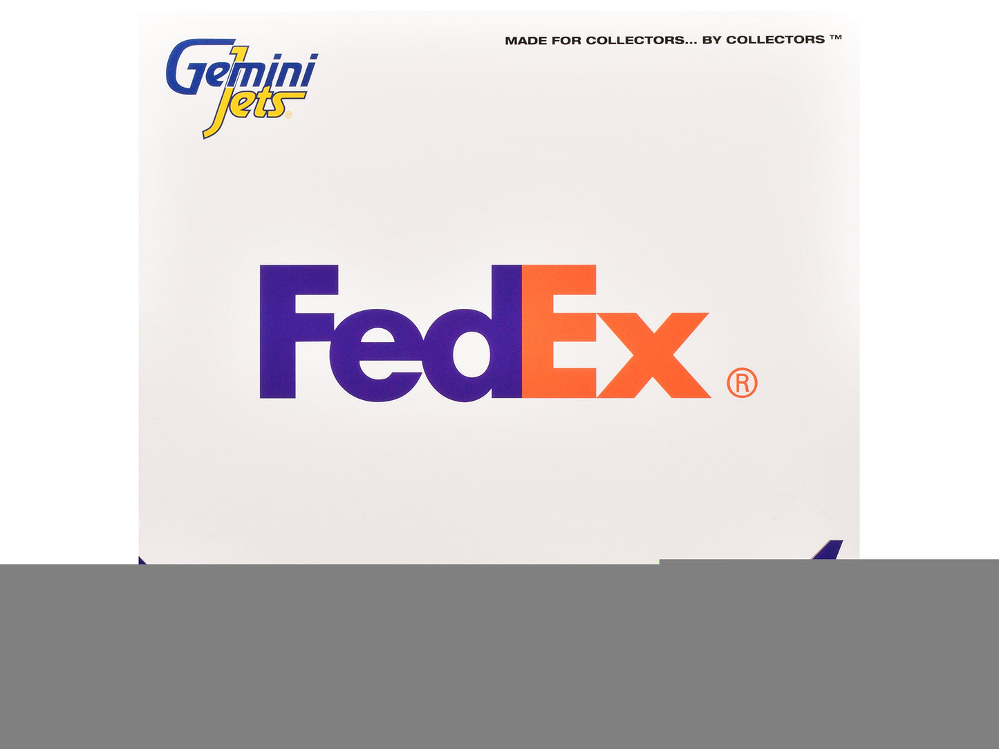 Boeing 767-300F Commercial Aircraft "FedEx (Federal Express)" (N144FE) White with Purple Tail 1/400 Diecast Model Airplane by GeminiJets