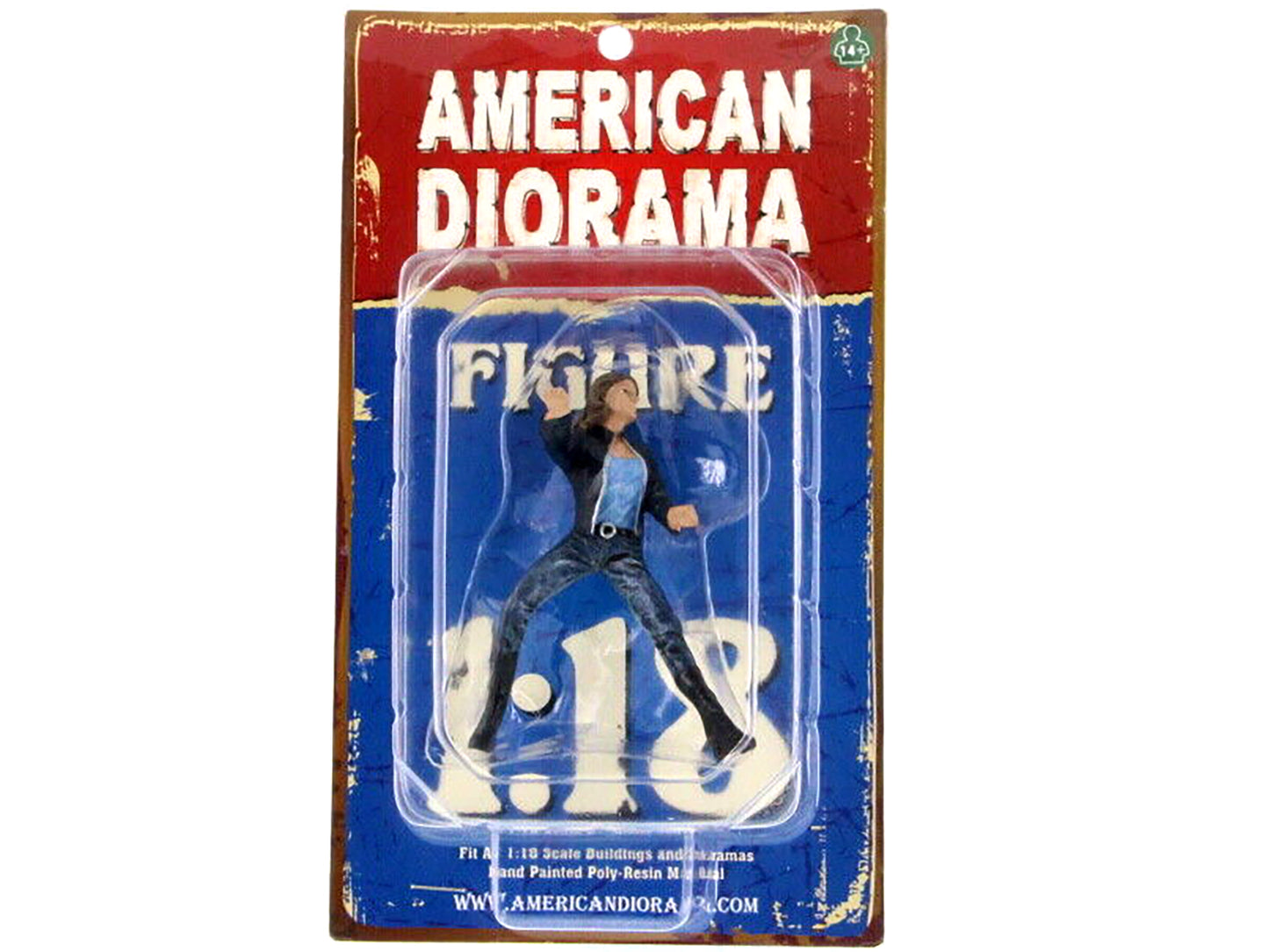 Biker Angel Figure for 1/18 Scale Models by American Diorama