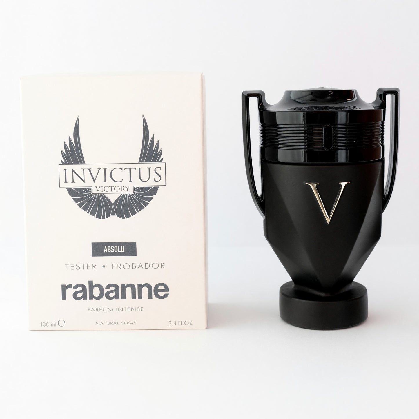 Invictus Victory Absolu by Paco Rabanne, 3.4oz Parfum Intense spray men TESTER