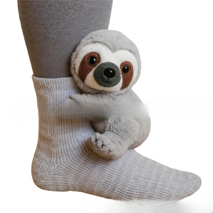 Plush Crochet Animal Cute Animal Socks