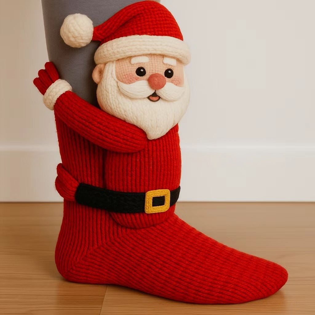 Plush Crochet Animal Cute Animal Socks
