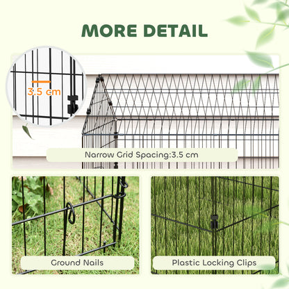 73" Small Animal Cage with Roof, Indoor/Outdoor Use,  for Chicken, Rabbits, Chinchillas, Silver