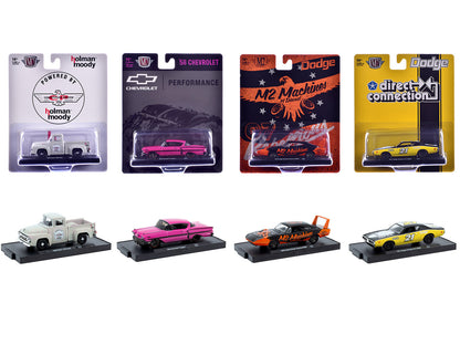 "Auto-Drivers" Set of 4 pieces in Blister Packs Release 129 Limited Edition to 10000 pieces Worldwide 1/64 Diecast Model Cars by M2 Machines
