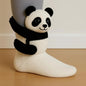 Plush Crochet Animal Cute Animal Socks