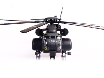 Sikorsky MH-53E Sea Dragon Helicopter "United States Navy Vanguard Tail Number 551" Dark Gray 1/72 Diecast Model by Panzerkampf