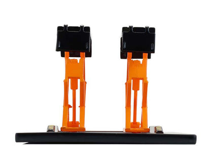Automotive Double Scissor Lift Black and Orange "Double Scissor Lifts" Series 2 1/64 Diecast Model by Greenlight