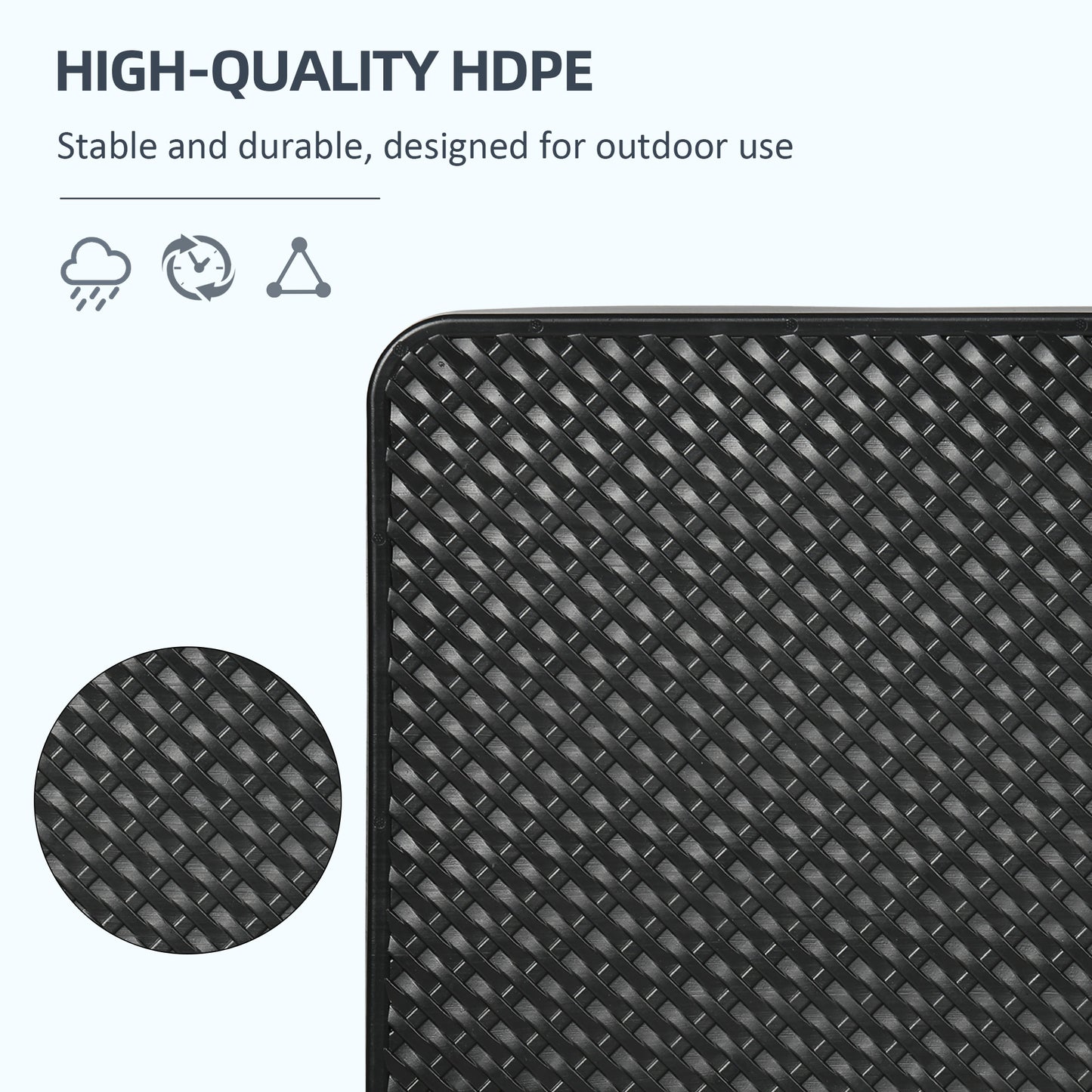 4PCs Cantilever Umbrella Base Weights for Offset Banana Parasol, HDPE Water or Sand Filled Patio Umbrella Weights for Cr