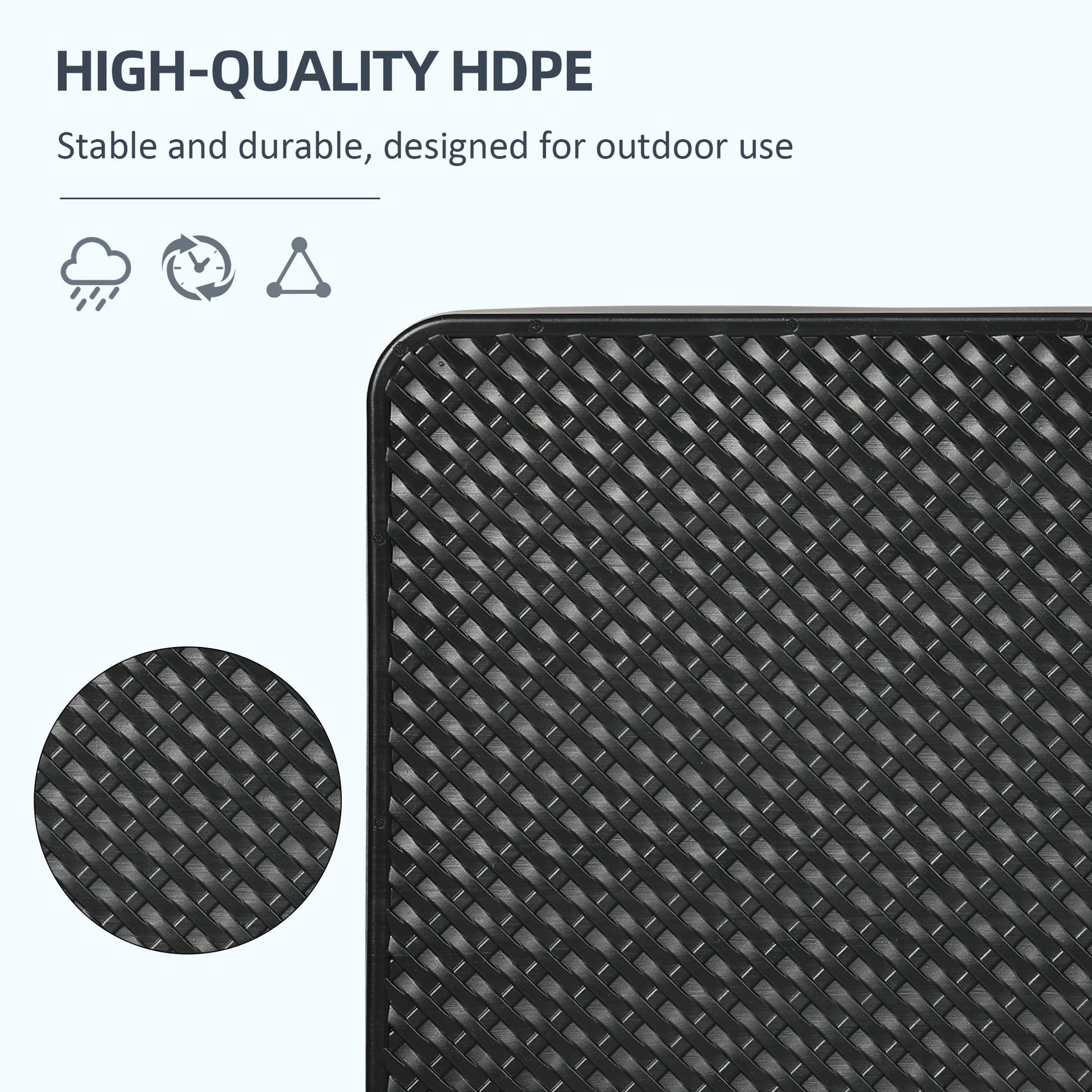 4PCs Cantilever Umbrella Base Weights for Offset Banana Parasol, HDPE Water or Sand Filled Patio Umbrella Weights for Cr