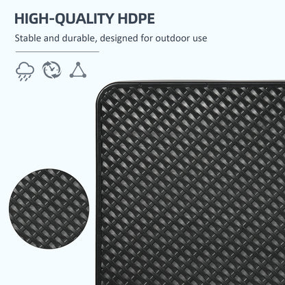 4PCs Cantilever Umbrella Base Weights for Offset Banana Parasol, HDPE Water or Sand Filled Patio Umbrella Weights for Cr