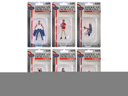 "Muscle Mechanics" 6 piece Figure Set for 1/24 Scale Models by American Diorama