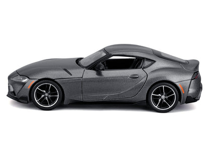 Toyota GR Supra Gray Metallic "Special Edition" Series 1/24 Diecast Model Car by Maisto