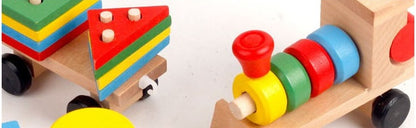 Wooden Train Educational Toy