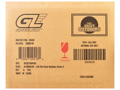 "The Great Outdoors" Series 4 Set of 6 pieces 1/64 Diecast Model Cars by Greenlight