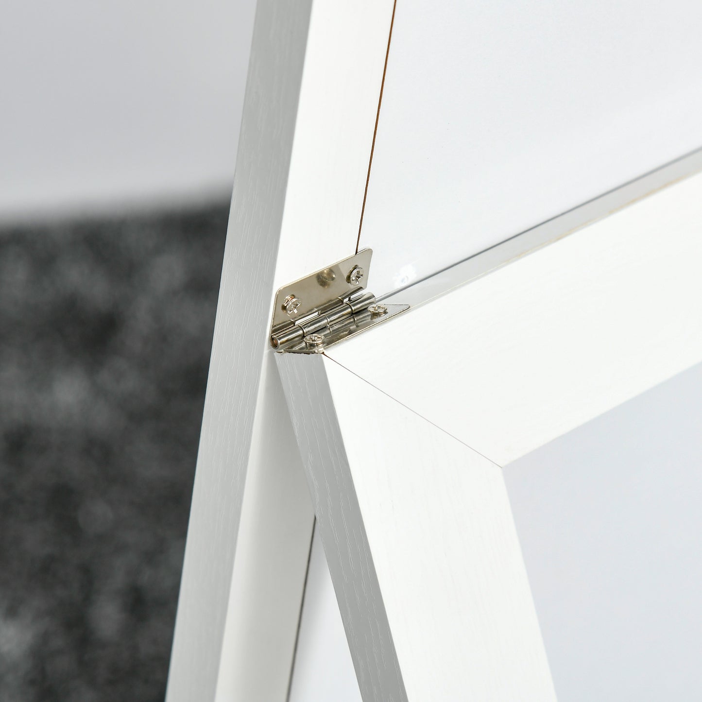 58" x 20" Full Length Mirror with Frame, Floor Standing Mirror, Rectangular Full Body Mirror for Bedroom, Living Room, W