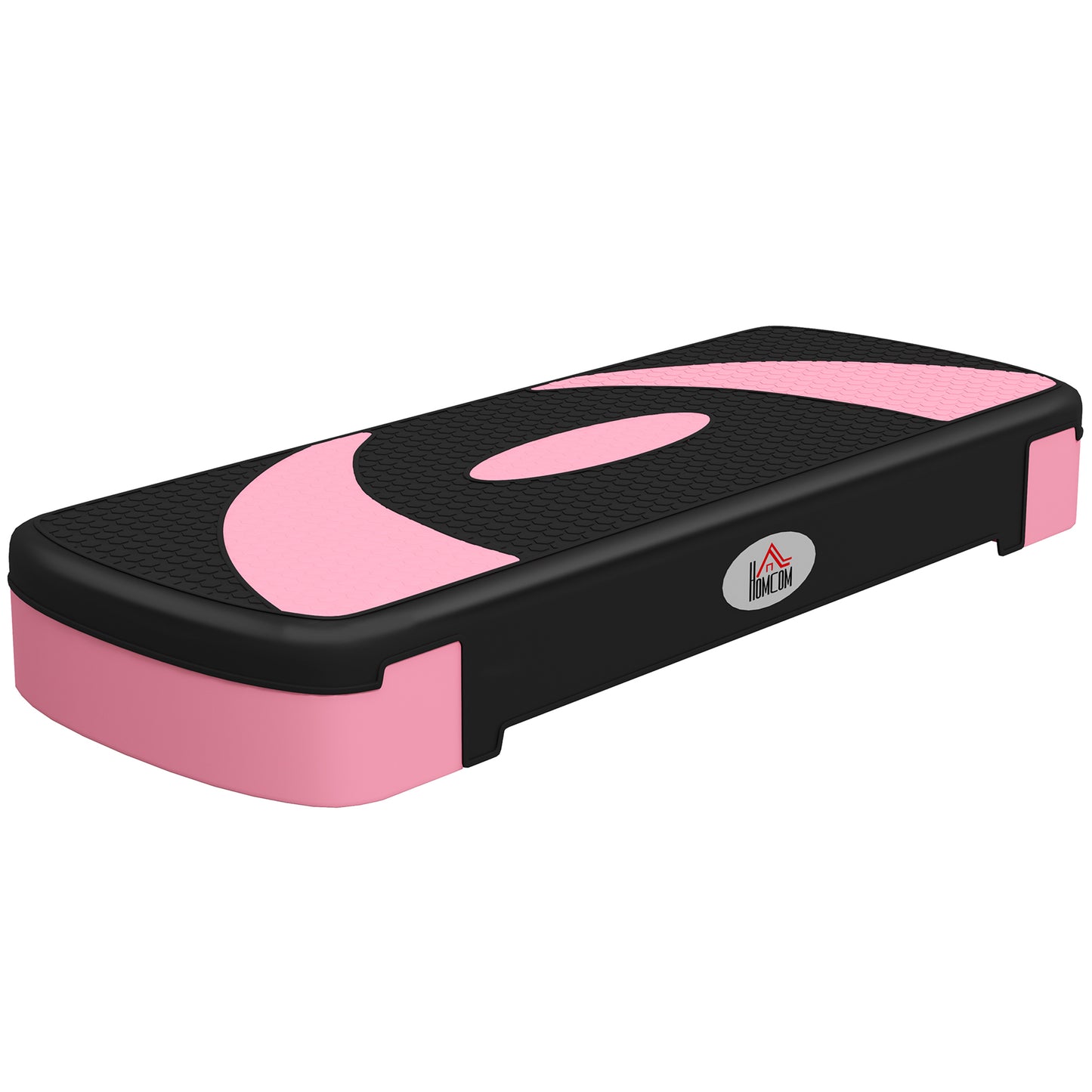 Soozier Adjustable Aerobic Stepper, Exercise Step Platform, Step Exercise Trainer, Workout Fitness Yoga Risers, 4"-6"-8"