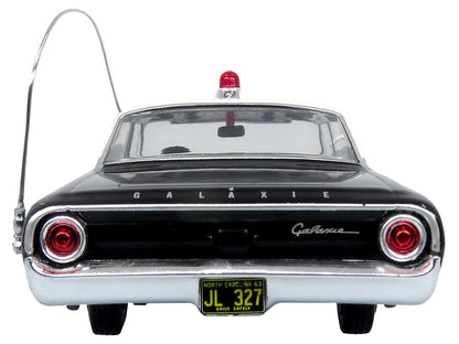 1964 Ford Galaxie 500 Police Car "Mount Airy Mayberry Sheriff" Black and White 1/43 Diecast Model by Iconic Replicas