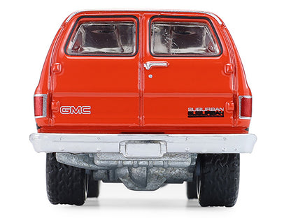 1991 GMC Suburban "Canada Coast Guard" Red with White Stripes "Hot Pursuit - Canada Special Edition" Series 1/64 Diecast Model Car by Greenlight