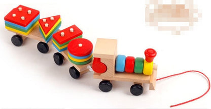 Wooden Train Educational Toy
