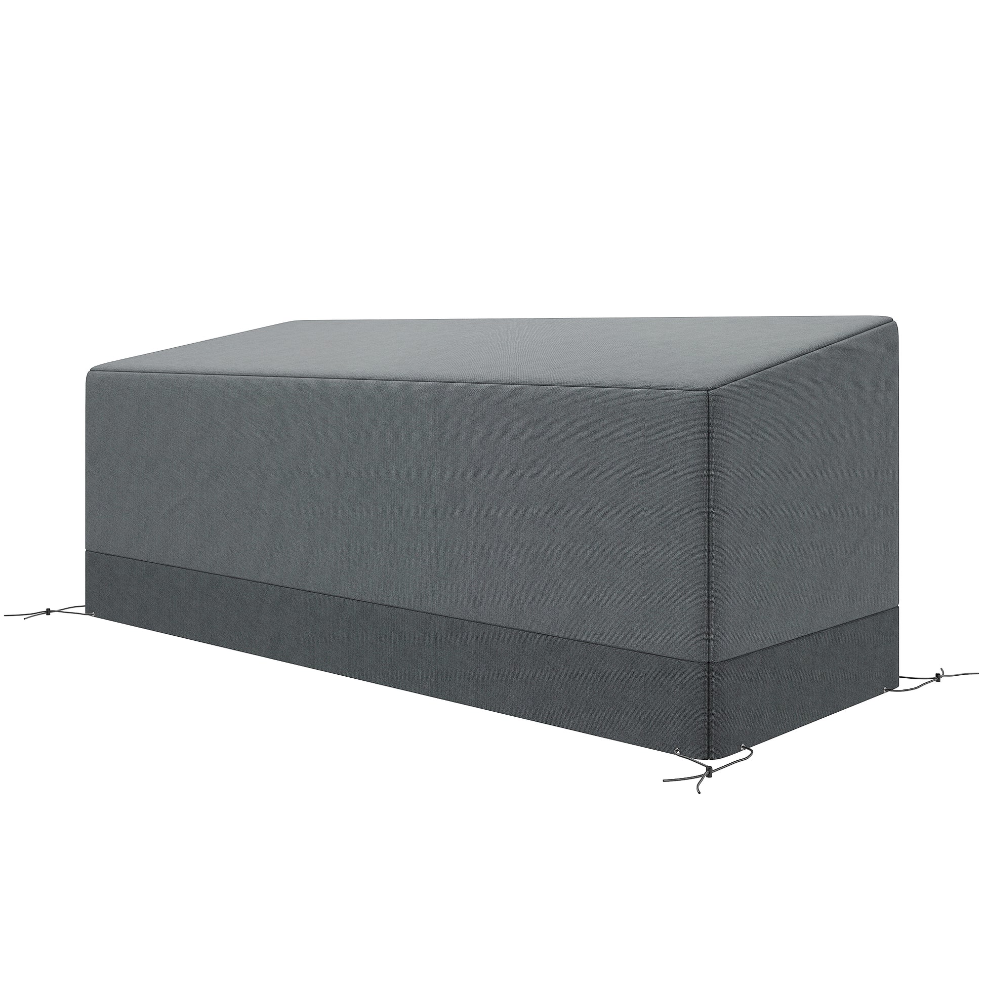 Patio Furniture Covers Waterproof for 3 Seater Sofa, 600D Heavy Duty Oxford Outdoor Patio Cover, 75" x 28.3" x 29.9", Gr