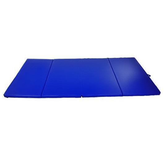 Soozier 4'x8'x2" Folding Gymnastics Tumbling Mat, Exercise Mat with Carrying Handles for Yoga, MMA, Martial Arts, Stretc