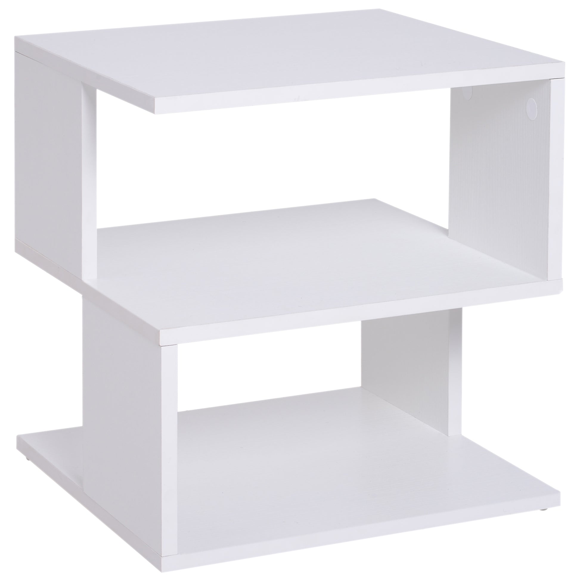 Light Nightstand - Slim Bedside Stand for Small Spaces
