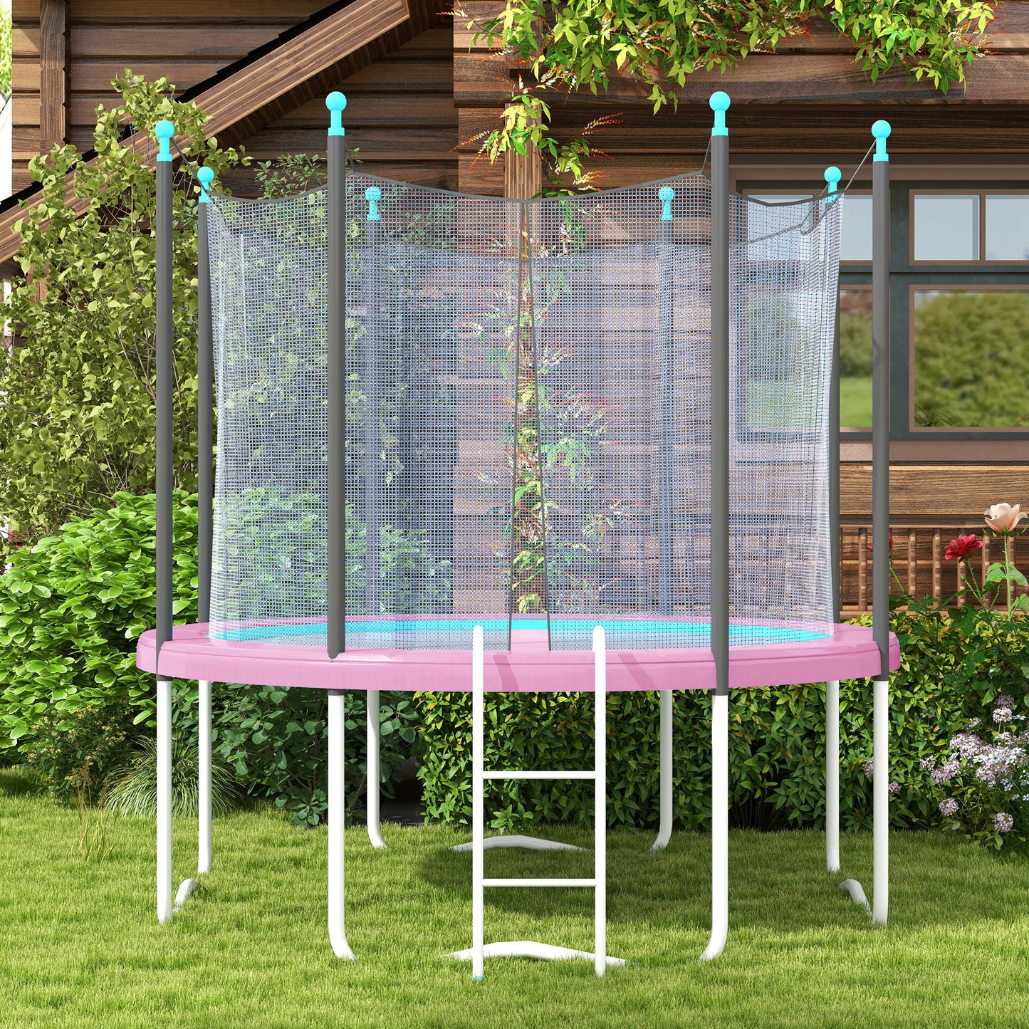 Soozier 12FT Trampoline Spring Cover, Trampoline Pad Replacement, Waterproof and Tear-Resistant, All-Weather Trampoline 