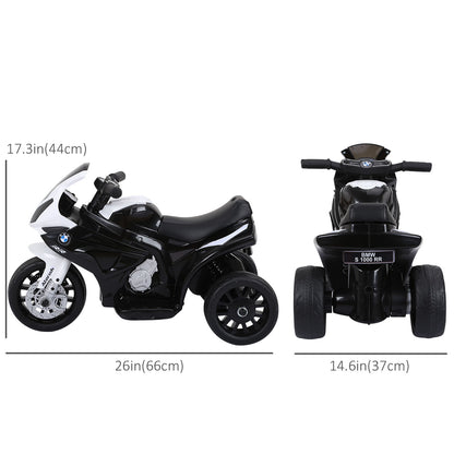 VarietyKart Kids Motorcycle, 6V Battery Powered Toddler Motorcycle with Headlight, Music, 3 Wheels Electric Motorcycle f