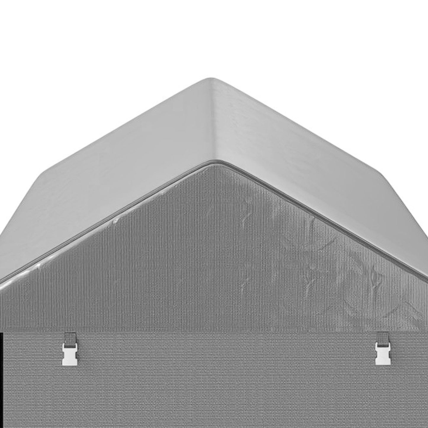 4 x 6ft Outdoor Storage Shed Tent, Portable Shed with Roll-up Door for Motorcycle, Bike, Garden Tools