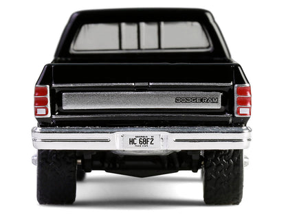 1981 Dodge Power Ram Prospector Pickup Truck Black "The A-Team" (1983-1987) TV Series "Hollywood Series" Release #43 1/64 Diecast Model Car by Greenlight