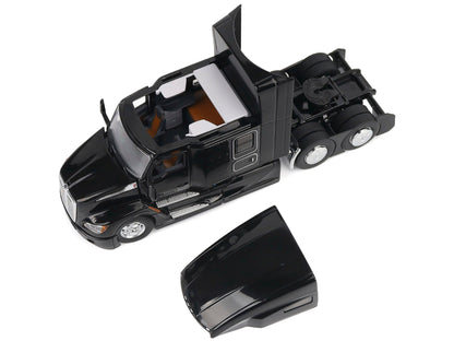 Kenworth T680 76" High Roof Sleeper Cab Truck Tractor Black "Transport Series" 1/50 Diecast Model by Diecast Masters