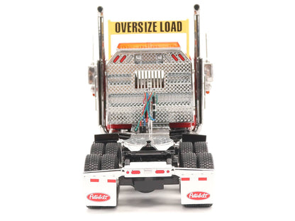 Peterbilt 589 Tandem-Axle Truck Tractor with Day Cab Legendary Red "Transport Series" 1/32 Diecast Model by Diecast Masters