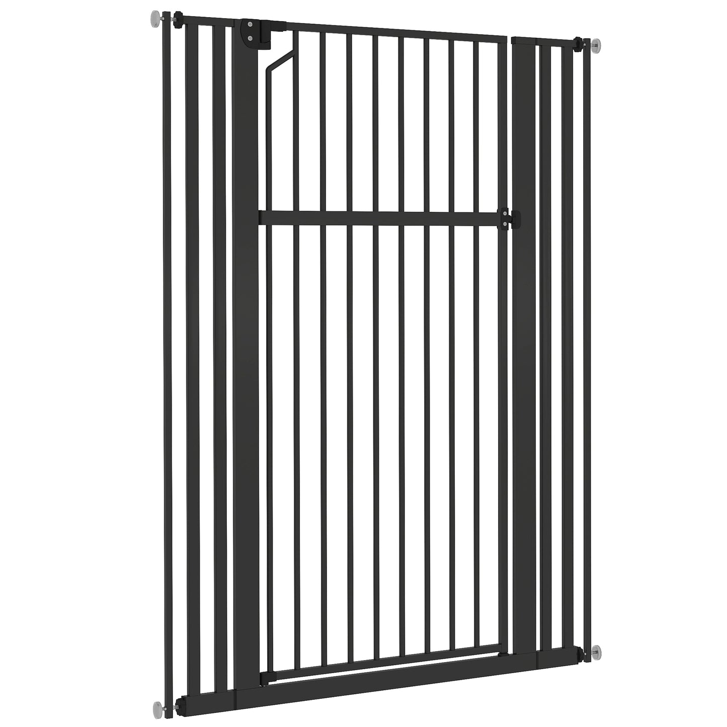 55" Extra Tall Pet Gate 30-41" Wide Adjustable Baby Gate Pressure Mounted for Doorways, Hallways, Stairs