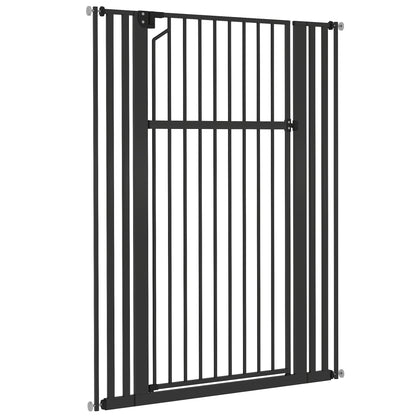 55" Extra Tall Pet Gate 30-41" Wide Adjustable Baby Gate Pressure Mounted for Doorways, Hallways, Stairs