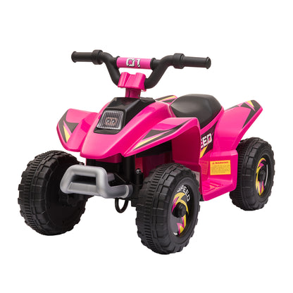VarietyKart Kids Ride on ATV, 6V Battery Powered Quad Car with Forward, Reverse Switch, for Boys Girls 18-36 Months, Pin