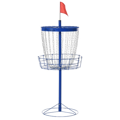 Soozier 24-Chain Portable Practice Basket for Disc Golf Target Stand Easy Assembly & Lightweight Basket w/ Carry Bag Dee