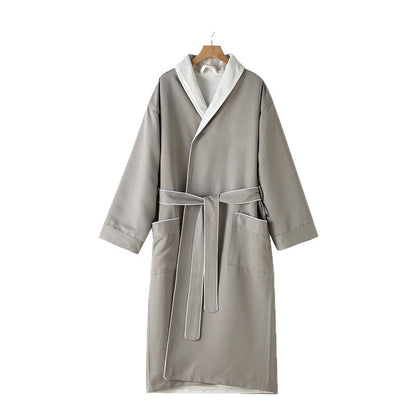 Double-layer Thickened Winter Hotel Bathrobe