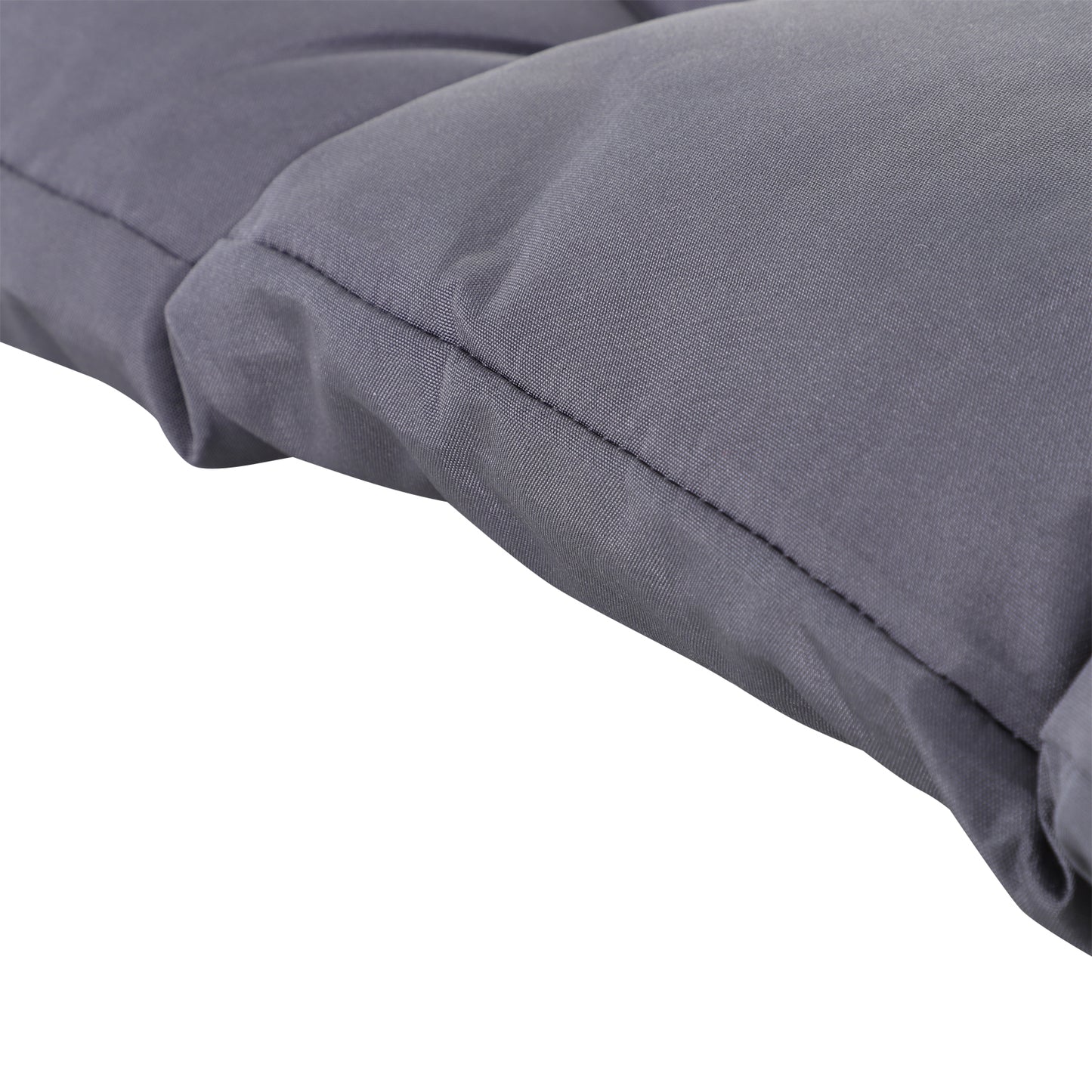 2 Seater Garden Bench Cushion, Soft Thick Outdoor Non-Slip 2 Seater Soft Pad With Backrest for Garden Patio, 52" x 43" x