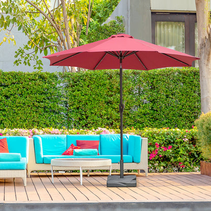 44lbs Square Cement Patio Umbrella Base Stand, Outdoor Garden Parasol Base Umbrella Weight Stand Holder Fits Φ1.3", Φ1.5