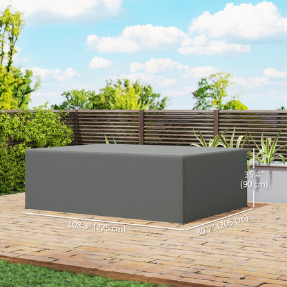 Patio Furniture Covers, Waterproof, Windproof Anti-UV 600D Heavy Duty Oxford Fabric Outdoor Furniture Cover for Dining T