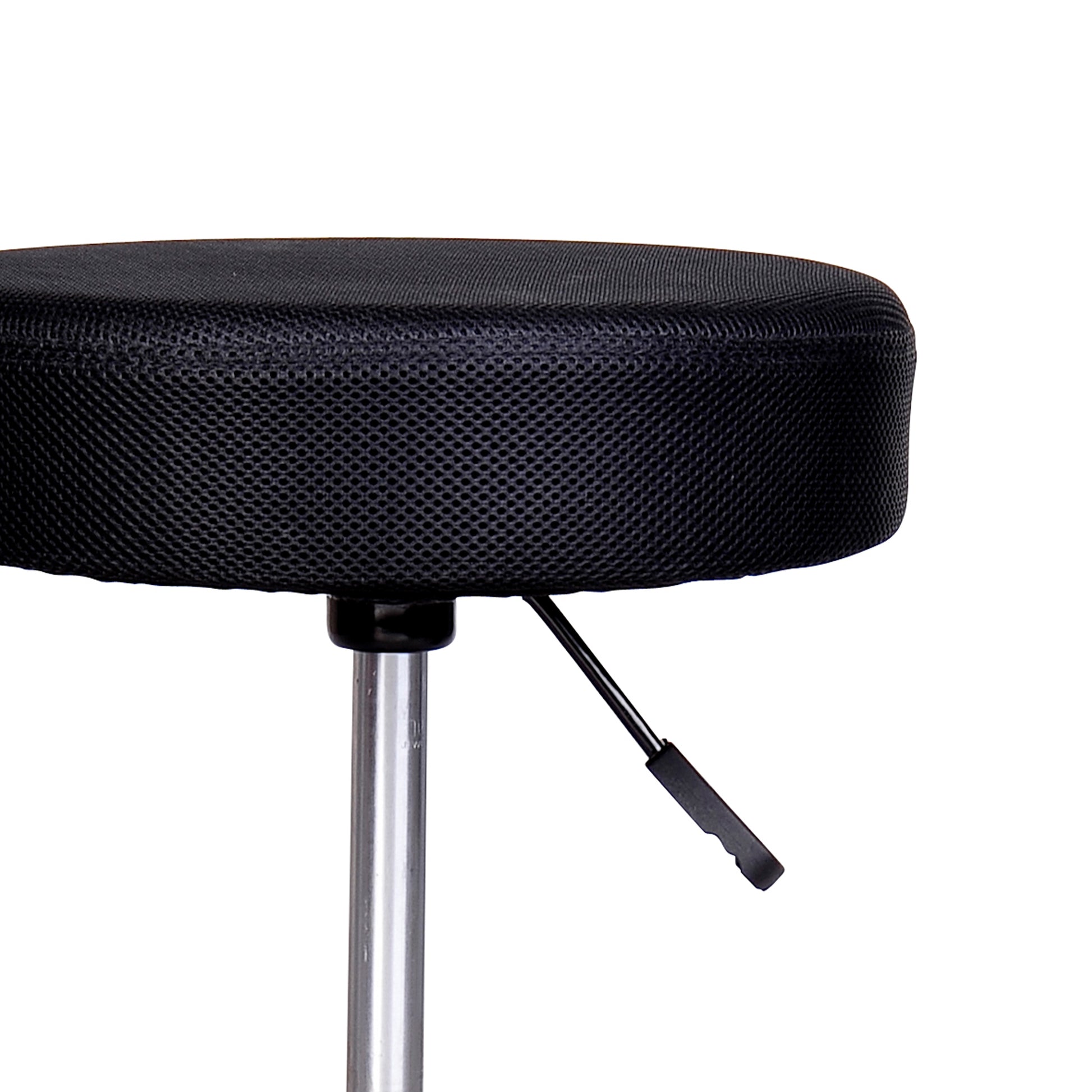 Adjustable Hydraulic Swivel Massage Salon Stool Facial Spa Tattoo Saddle Chair with 3 Changeable Seat Covers, Red/White/