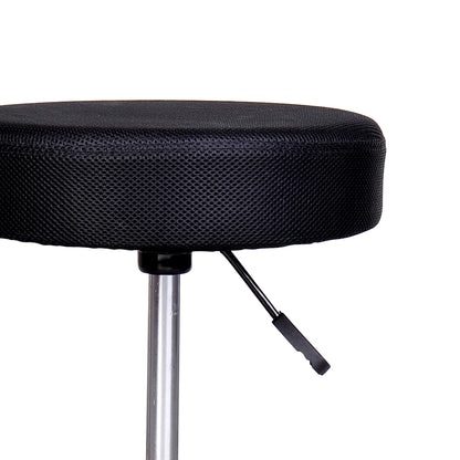 Adjustable Hydraulic Swivel Massage Salon Stool Facial Spa Tattoo Saddle Chair with 3 Changeable Seat Covers, Red/White/