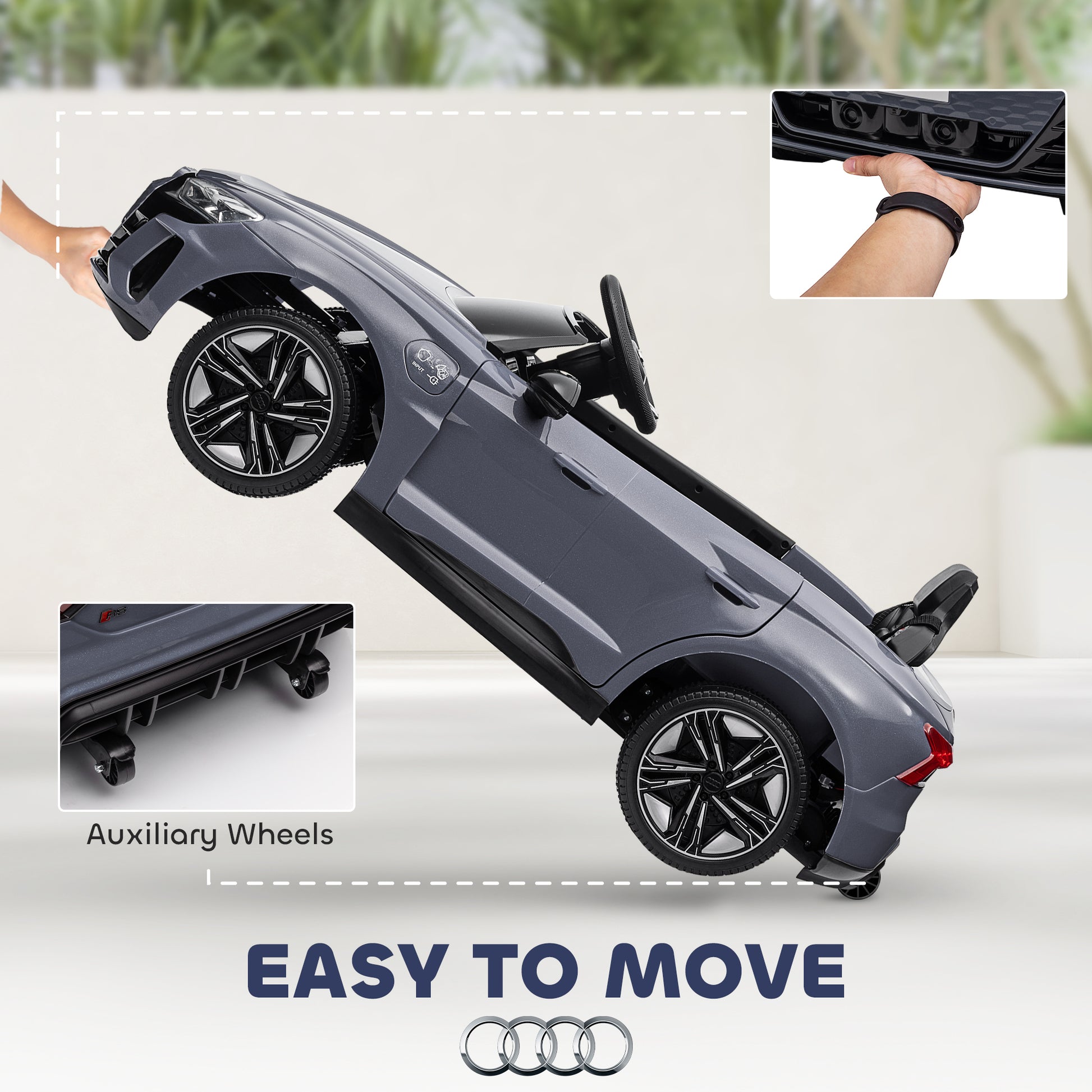 VarietyKart Ride-On Toy On Car with Remote Control, 12V 3.1 MPH Electric Ride for Kids w/ Suspension System, Horn Honkin