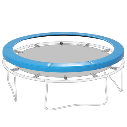 Soozier 14ft Trampoline Replacement Pad Trampolining Replacement Jump Bounce Exercise GYM Pad Only Light Blue