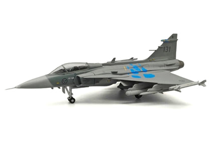 Saab JAS 39A Gripen Fighter Aircraft "131 F 7 Wing Cat’s Paw Livery Satenas Air Base" (2006) Swedish Air Force 1/72 Diecast Model Airplane by Aviation 72