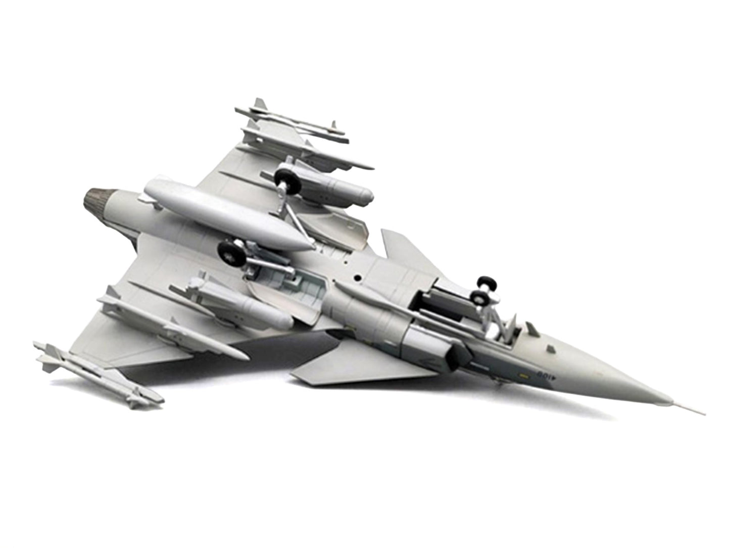 Saab JAS 39A Gripen Fighter Aircraft "131 F 7 Wing Cat’s Paw Livery Satenas Air Base" (2006) Swedish Air Force 1/72 Diecast Model Airplane by Aviation 72