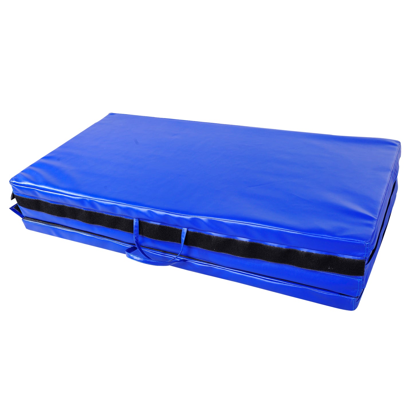 Soozier 4'x8'x2" Folding Gymnastics Tumbling Mat, Exercise Mat with Carrying Handles for Yoga, MMA, Martial Arts, Stretc