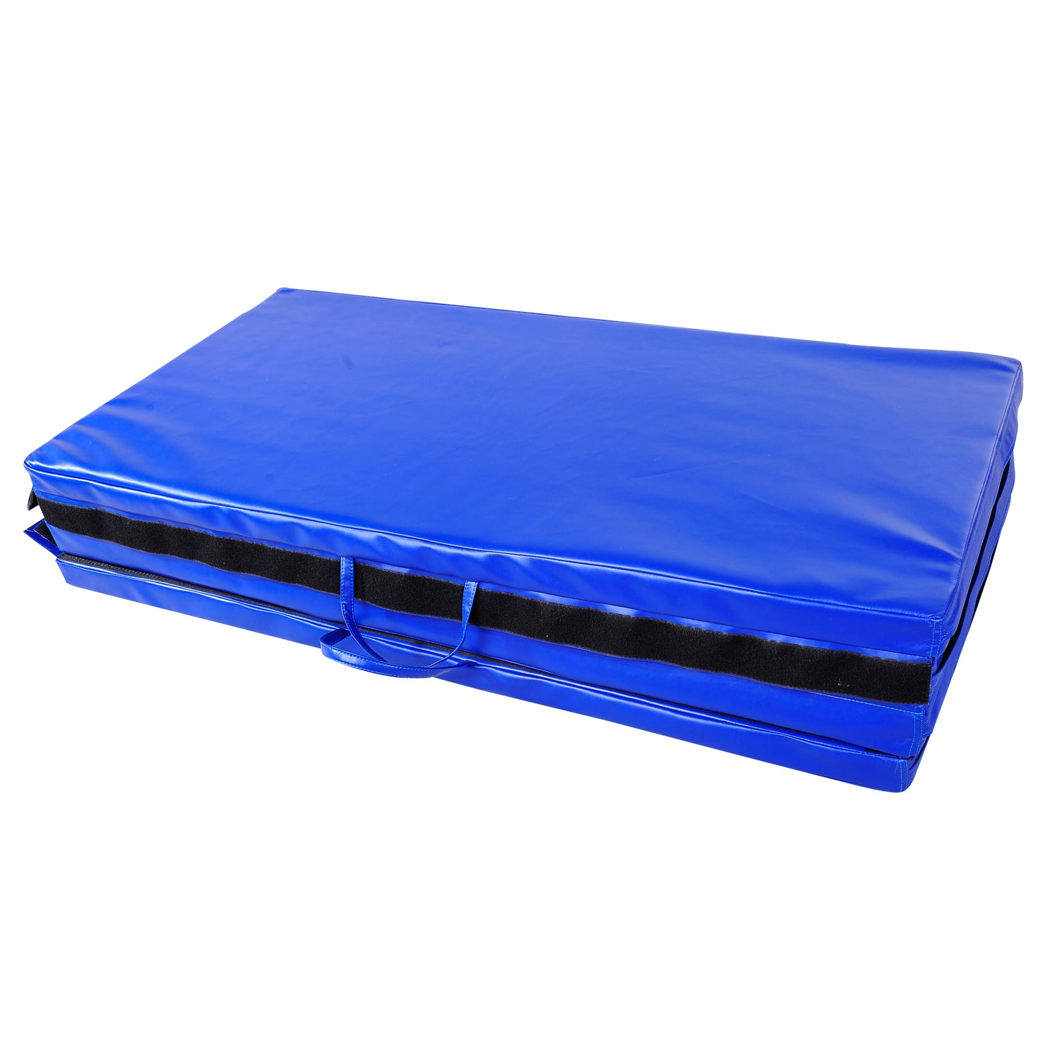 Soozier 4'x8'x2" Folding Gymnastics Tumbling Mat, Exercise Mat with Carrying Handles for Yoga, MMA, Martial Arts, Stretc
