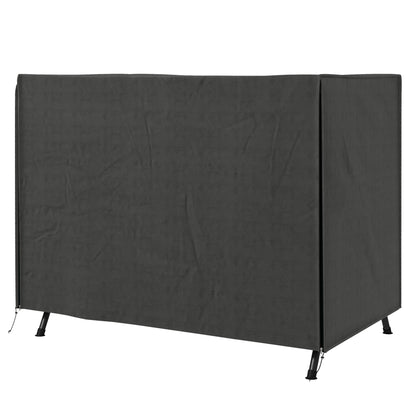 3-Seater Patio Swing Cover, Outdoor Garden Furniture Protection Hammock Glider Cover, 81" x 49" x 65", Dark Grey